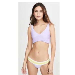 PilyQ Smocked Crisscross Bikini Top & Bottom